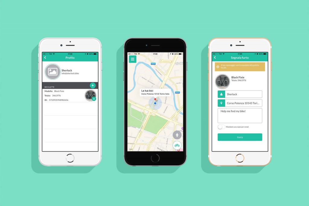 Sherlock App Ritrova la bici in caso di furto