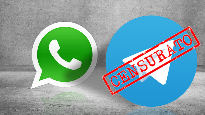 Whatsapp censura Telegram i link non sono cliccabili