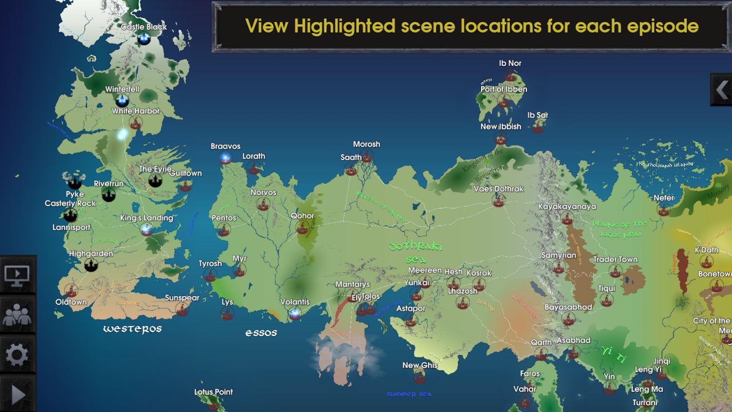 App Game of Thrones: La mappa per Android e iPhone