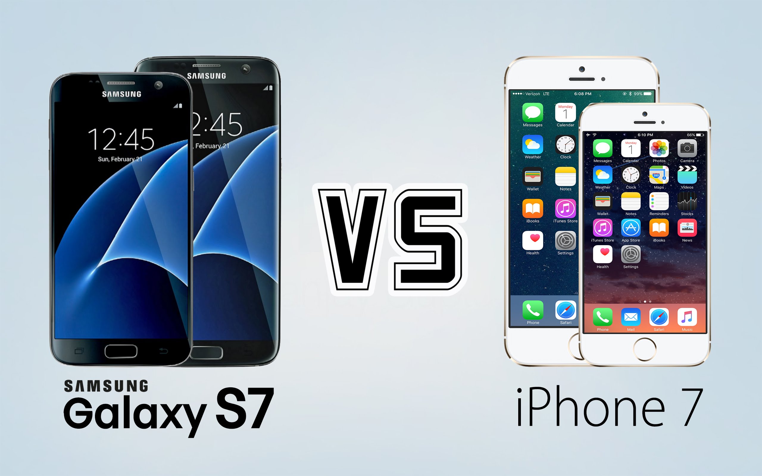 iPhone 7 vs Galaxy S7: Confronto, Prova, Test velocità e acqua