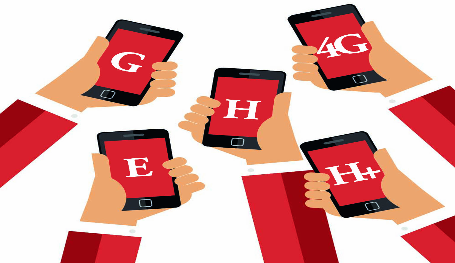 GPRS, E, H, H+, G, 3G, 4G : Significato, Velocità e Differenze