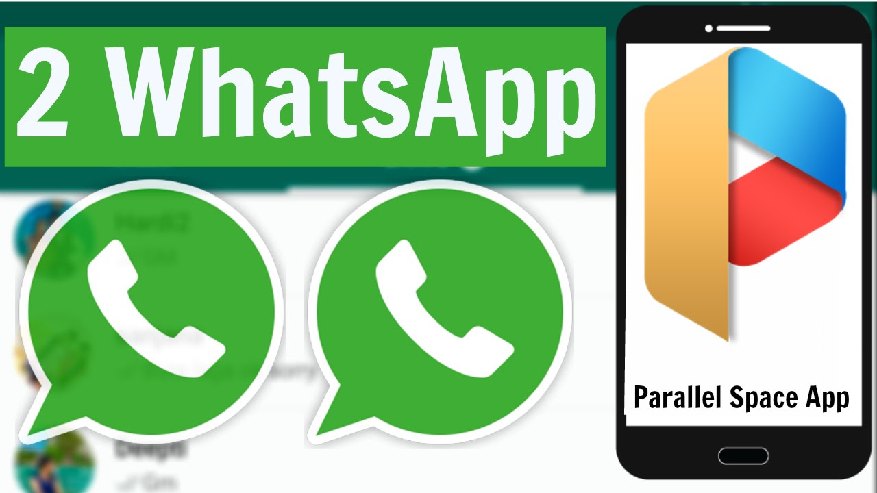 Due account Whatsapp, Facebook, Twitter su un telefono