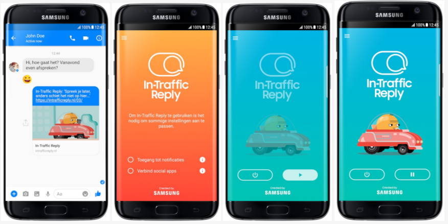 In-Traffic Reply: app contro distrazione alla guida