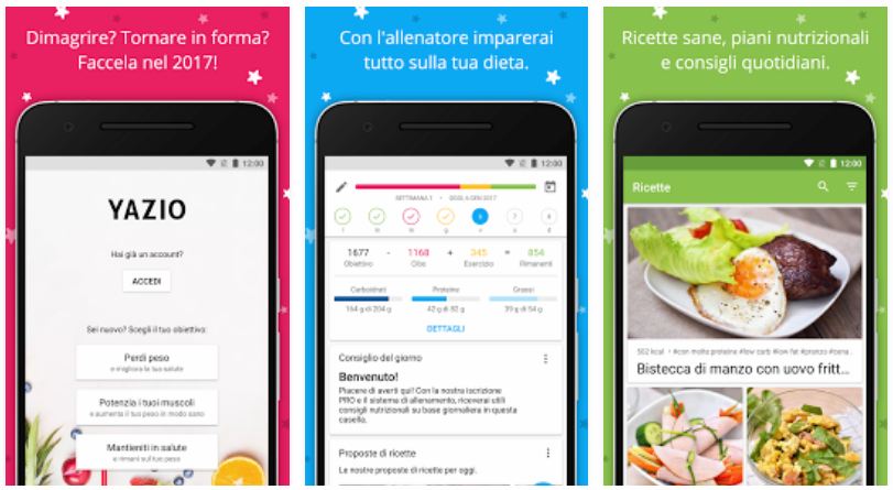 App Conta Calorie e Diario Dieta per perdere peso con successo