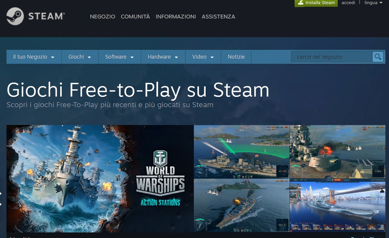 Scaricare Giochi per PC gratis completi in italiano