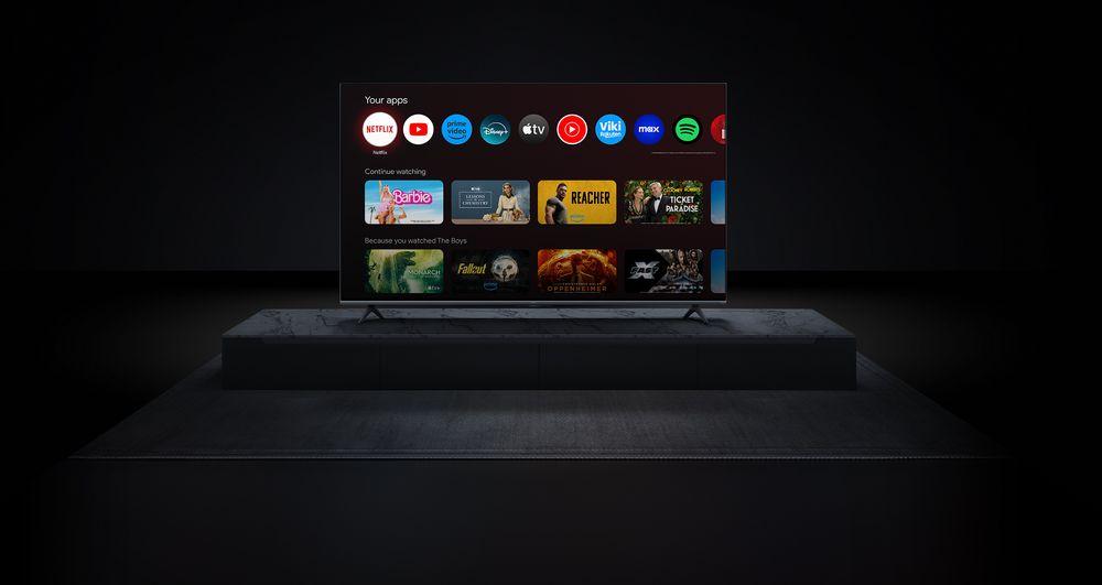 La interfaccia Google TV nella Xiaomi TV S Mini LED 65 2025