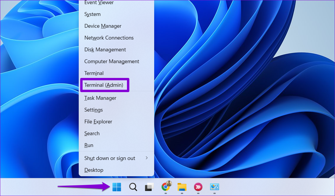 Aprire il Terminale (Amministratore) in Windows 11