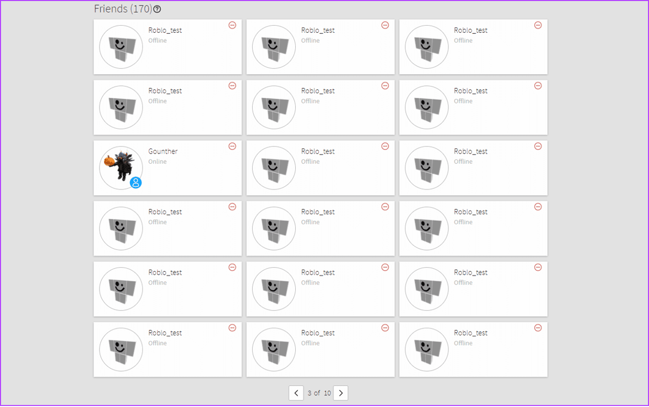 Bottone Rimozione Amici Roblox