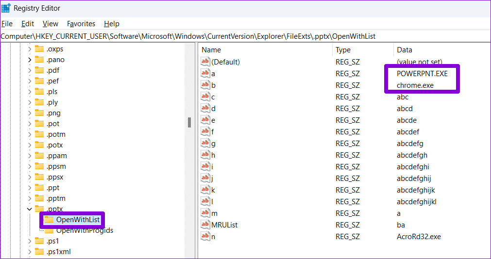 Visualizza Programma nel Menu Apri Con su Windows