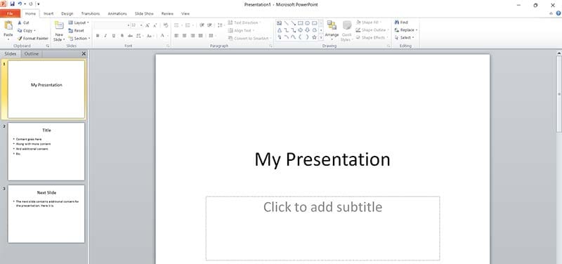 Come Utilizzare PowerPoint Speak per Leggere il Testo della Presentazione 1