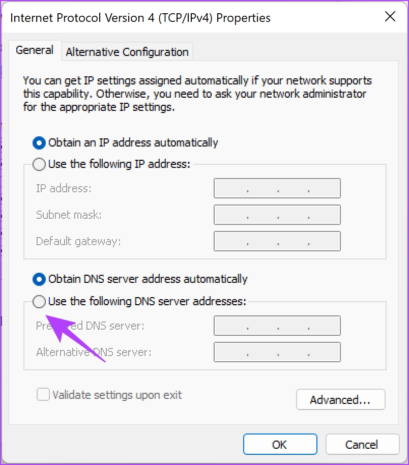 Configurazione del DNS