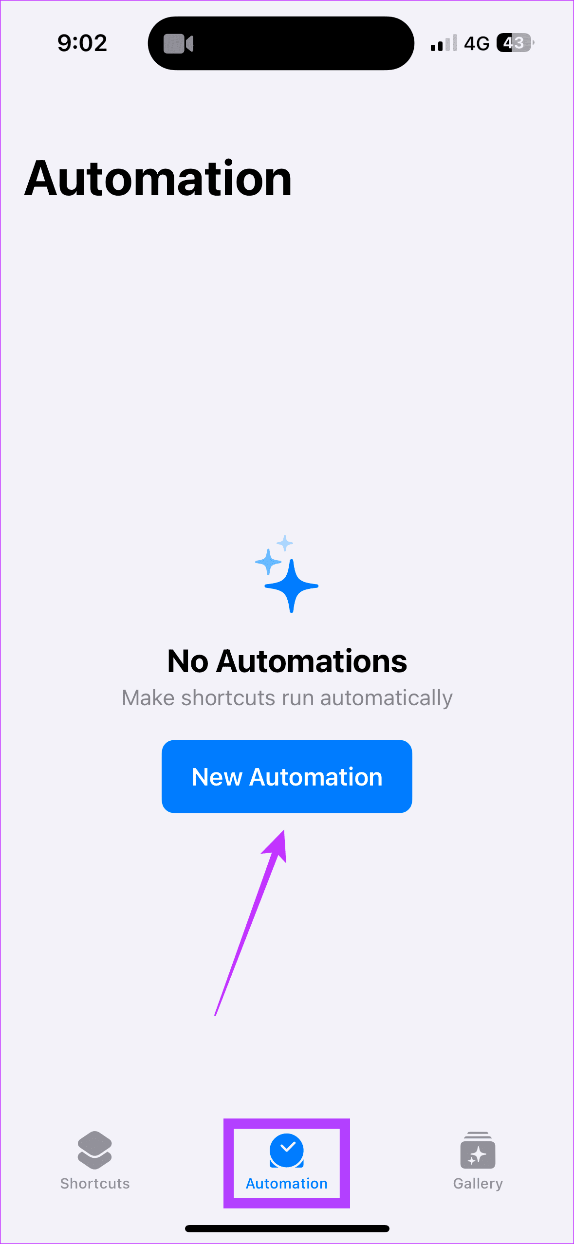 Automazione Scorciatoia App