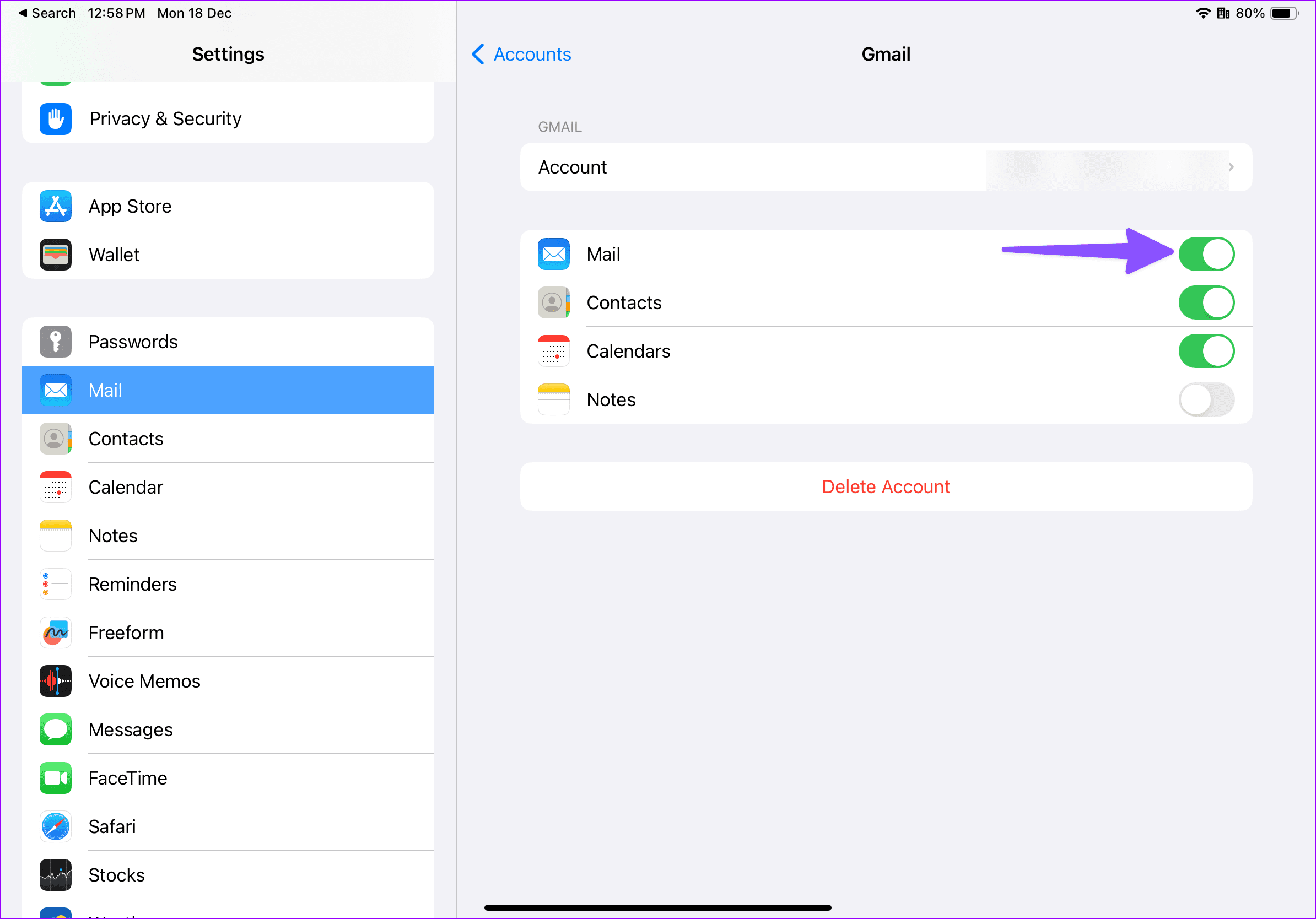 iPad Not Receiving Emails 4