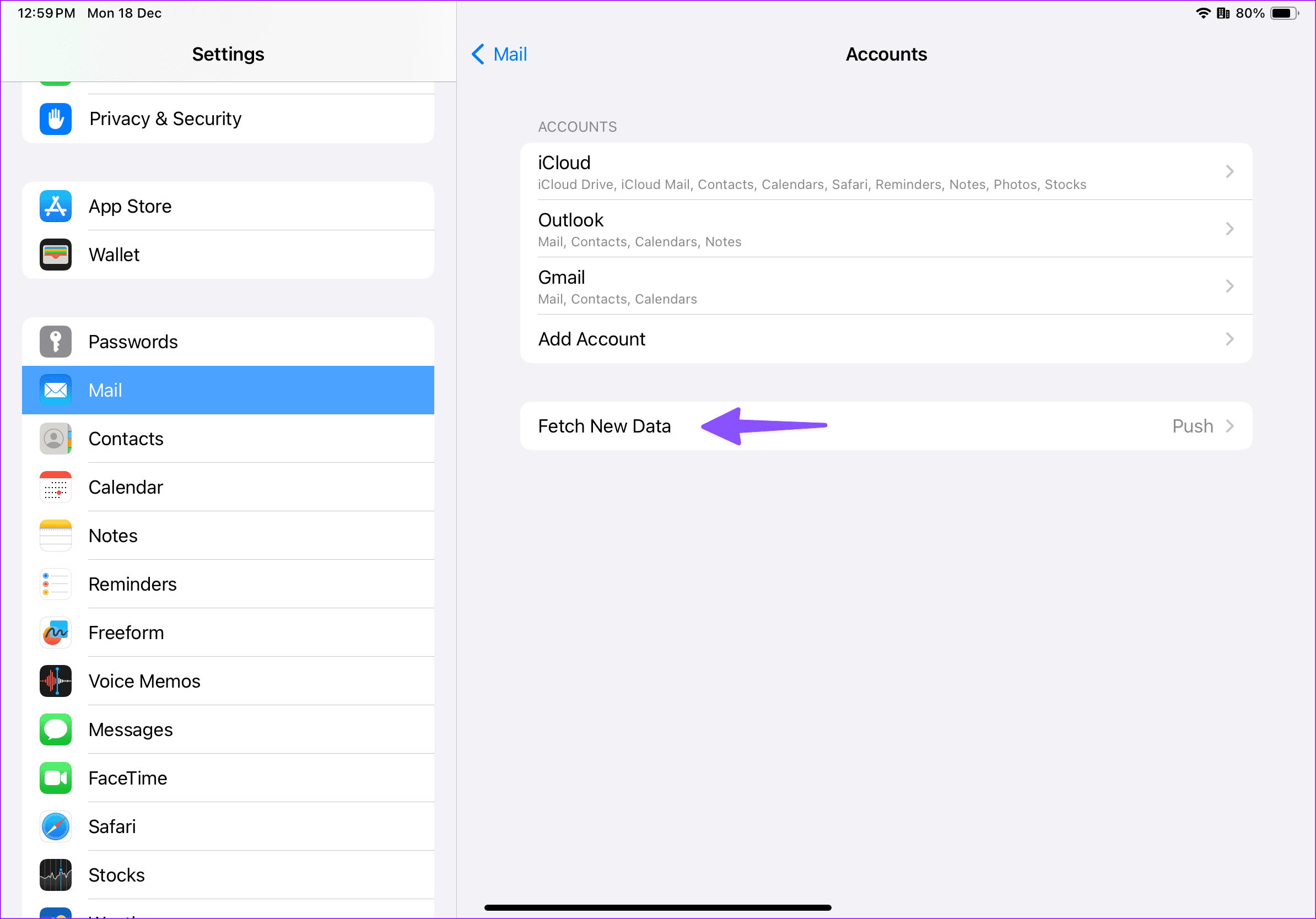 iPad Not Receiving Emails 3