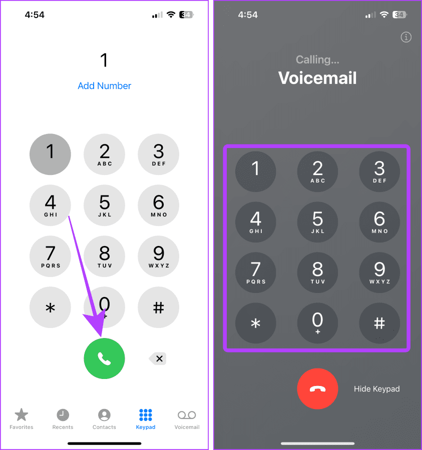 Eliminare Voicemail del Gestore su iPhone Metodo 1