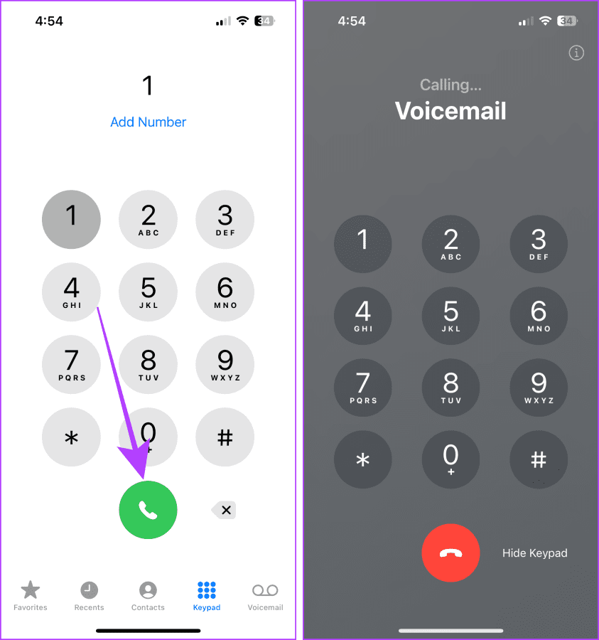 Ascoltare Voicemail su iPhone Metodo 1