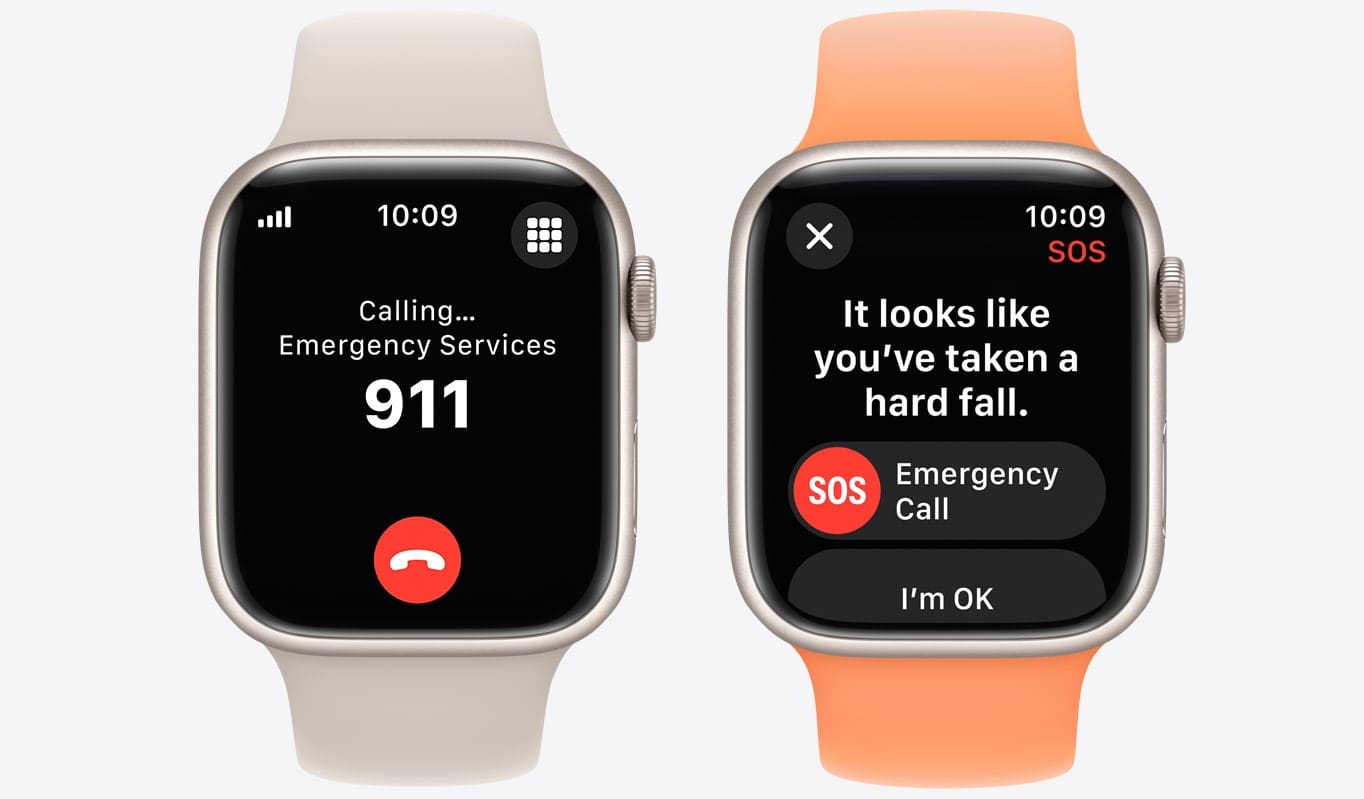 Rilevazione di cadute sull'Apple Watch