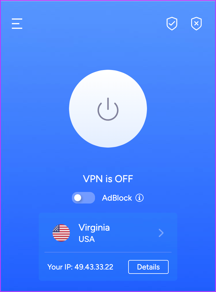 Disattivare il VPN