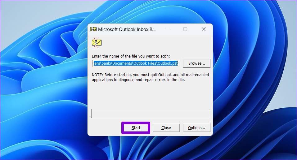 Riparazione della Posta in Arrivo di Outlook