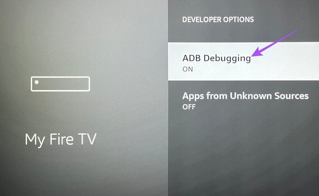 disable usb debugging on fire tv stick