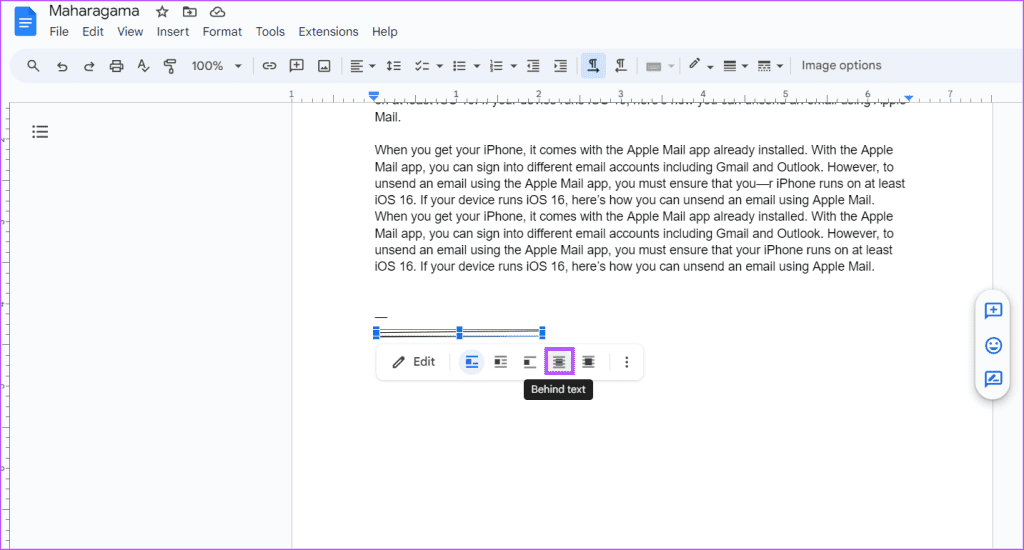 come fare doppie sottolineature in google docs 10