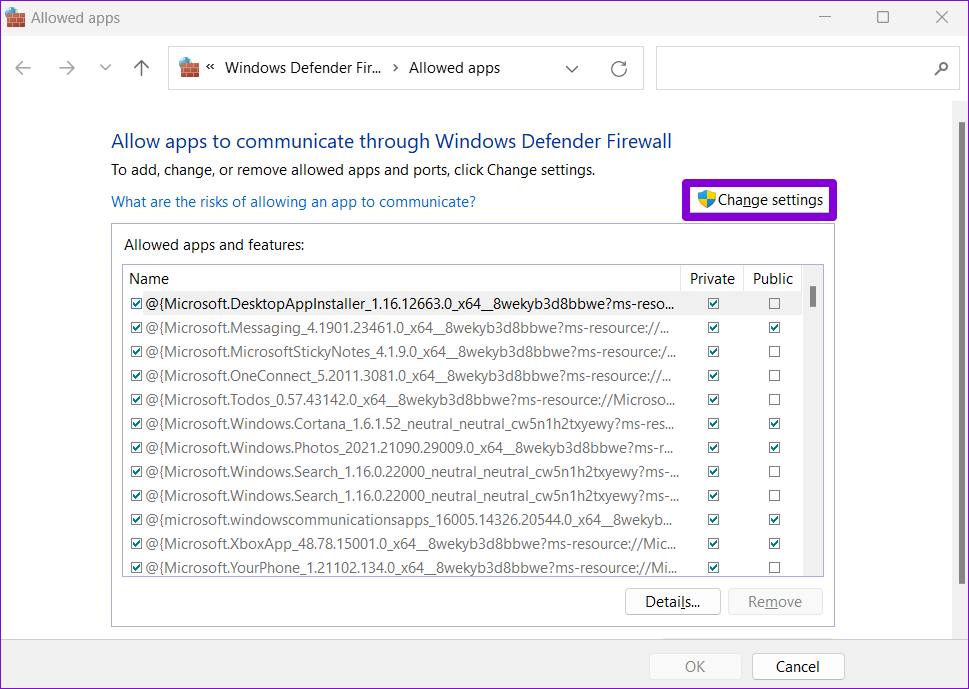 Modificare le Impostazioni nel Firewall di Windows