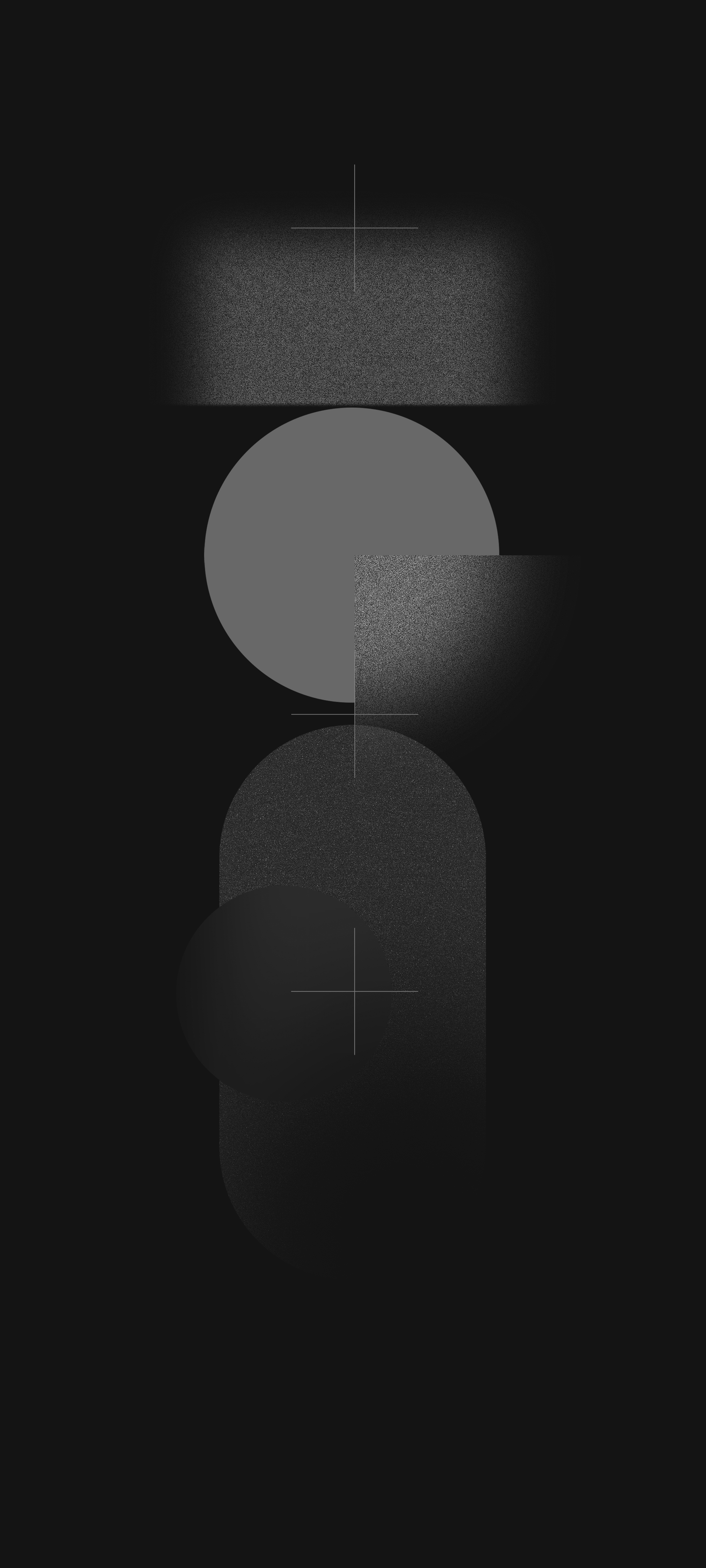 Nothing Shapes Dark Wallpaper